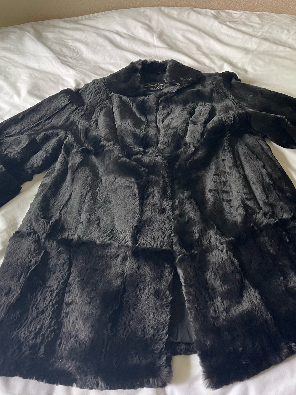 Black standard furs of Seattle Fur Coat - Women’s Elegant Winter coat
